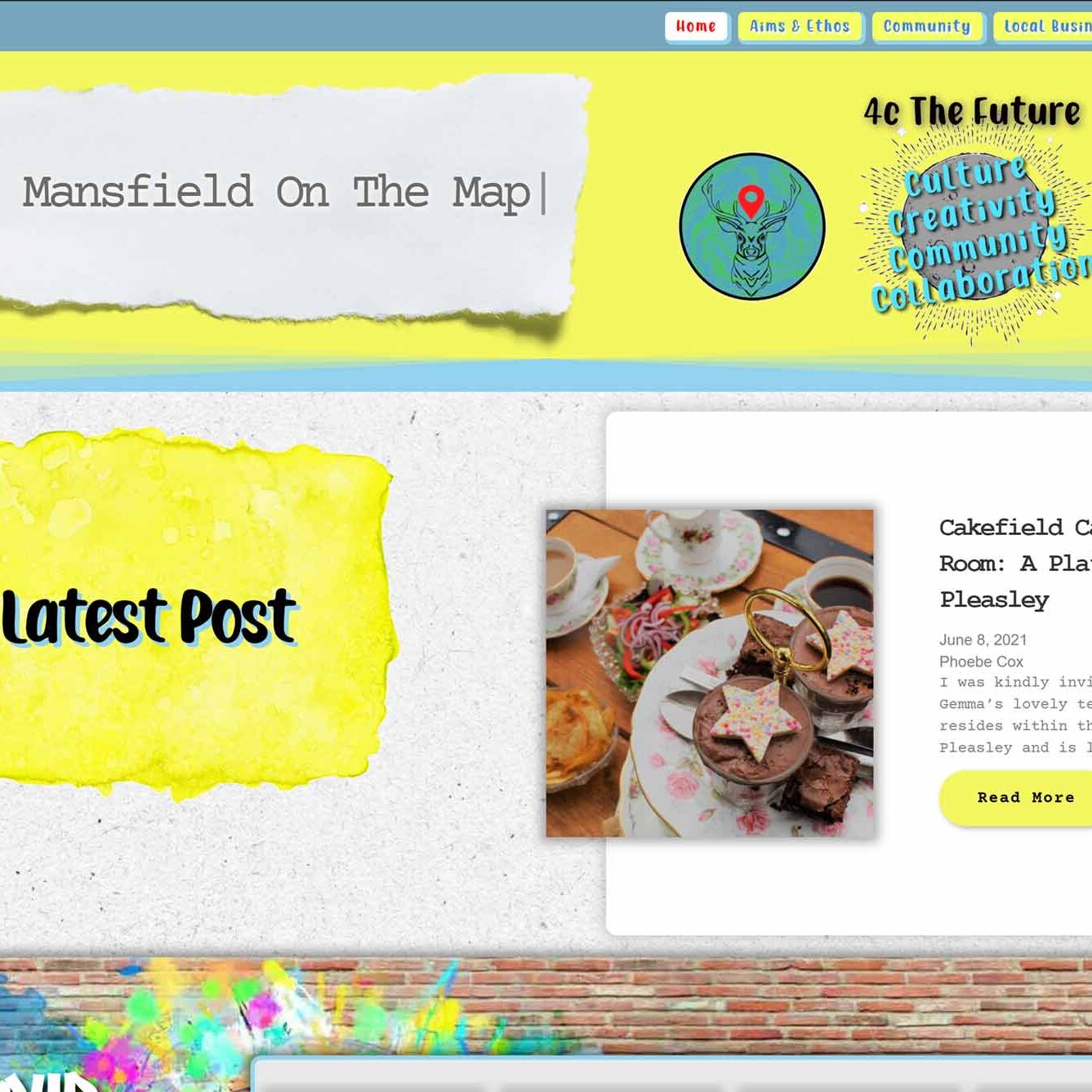 Mansfield on the map website
